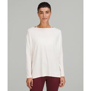 lululemon athletica Cream Long Sleeve Tee
